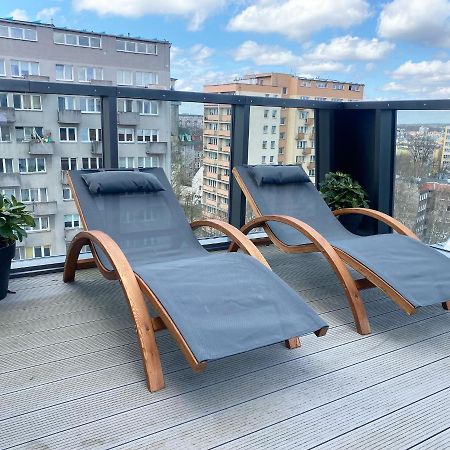 Hanza Tower Apartament Premium Plus Szczecin Extérieur photo