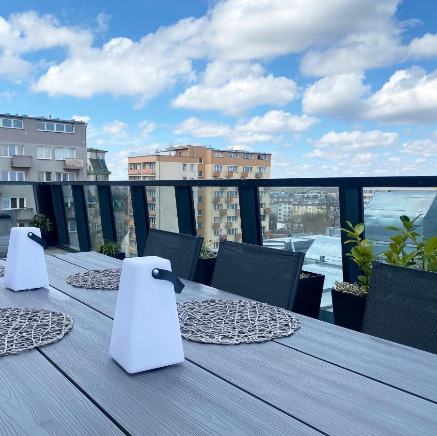 Hanza Tower Apartament Premium Plus Szczecin Extérieur photo